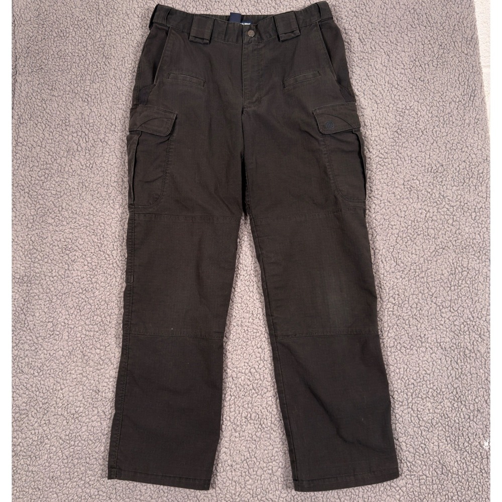 5.11 Tactical Pants Mens 30x30 Black Ripstop Cargo Work Outdoor 74369